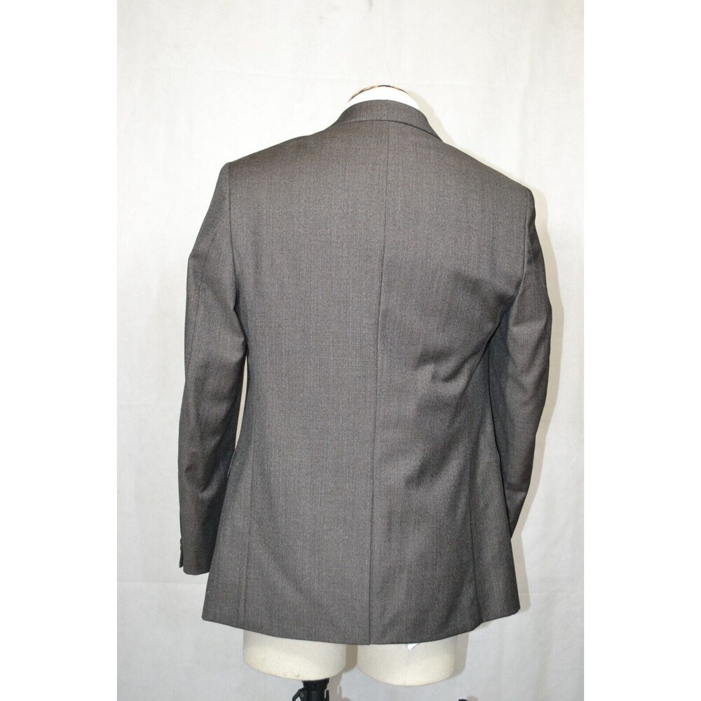 Banana Republic 100% Wool Blazer Suit Jacket Grey Charcoal Men's Modern Fit 42R‎ - Picture 3 of 16